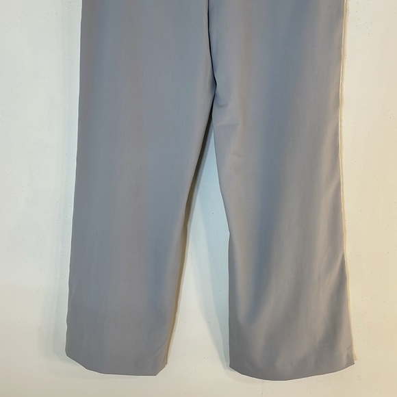 NWT. Zara Large Grey Wide Leg Pull On Pants. - Picture 9 of 9